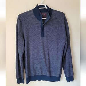 Untuckit Mens 1/4 Zip Merino Wool Sweatshirt